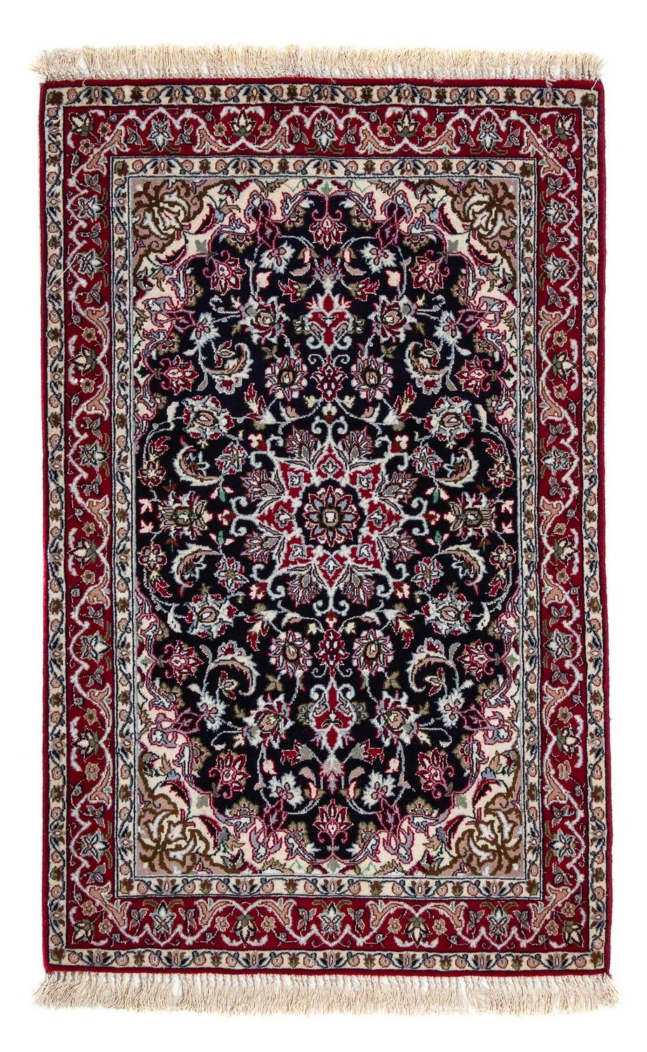 Dywan perski - Isfahan - Premium - 107 x 69 cm - ciemna czerwień