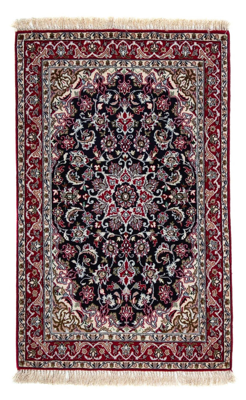 Dywan perski - Isfahan - Premium - 107 x 69 cm - ciemna czerwień