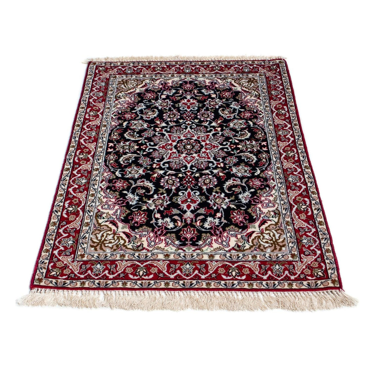 Dywan perski - Isfahan - Premium - 107 x 69 cm - ciemna czerwień