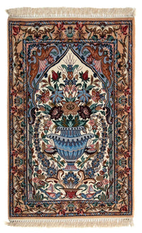 Dywan perski - Isfahan - Premium - 108 x 69 cm - wielokolorowy