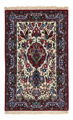 Dywan perski - Isfahan - Premium - 105 x 67 cm - ciemna czerwień