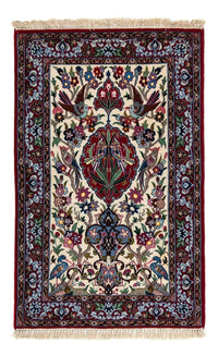Dywan perski - Isfahan - Premium - 105 x 67 cm - ciemna czerwień