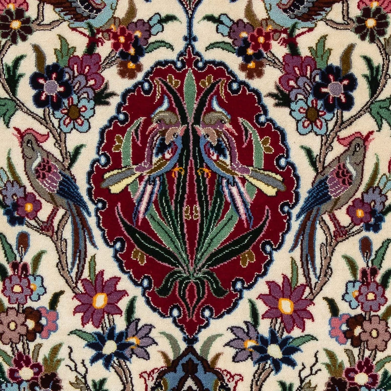 Dywan perski - Isfahan - Premium - 105 x 67 cm - ciemna czerwień