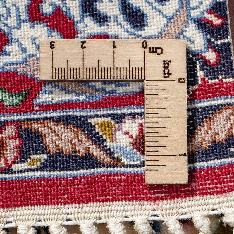 Dywan perski - Isfahan - Premium - 105 x 67 cm - ciemna czerwień