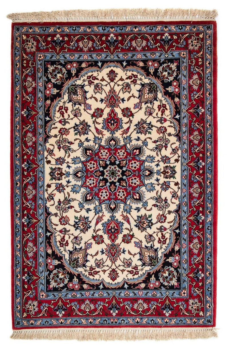 Dywan perski - Isfahan - Premium - 120 x 84 cm - ciemna czerwień