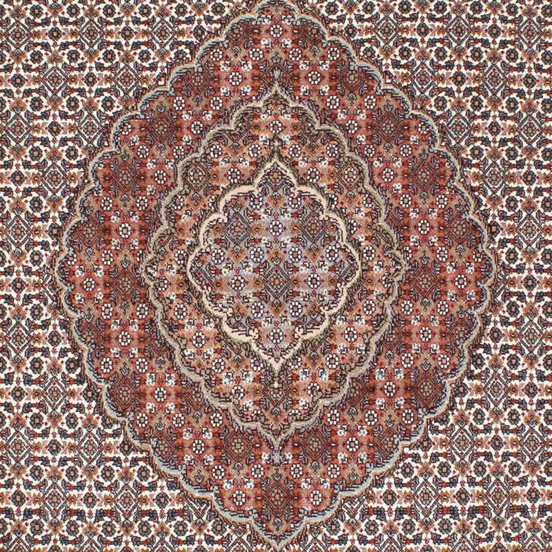 Dywan perski - Tabriz - 212 x 153 cm - jasnobrązowy
