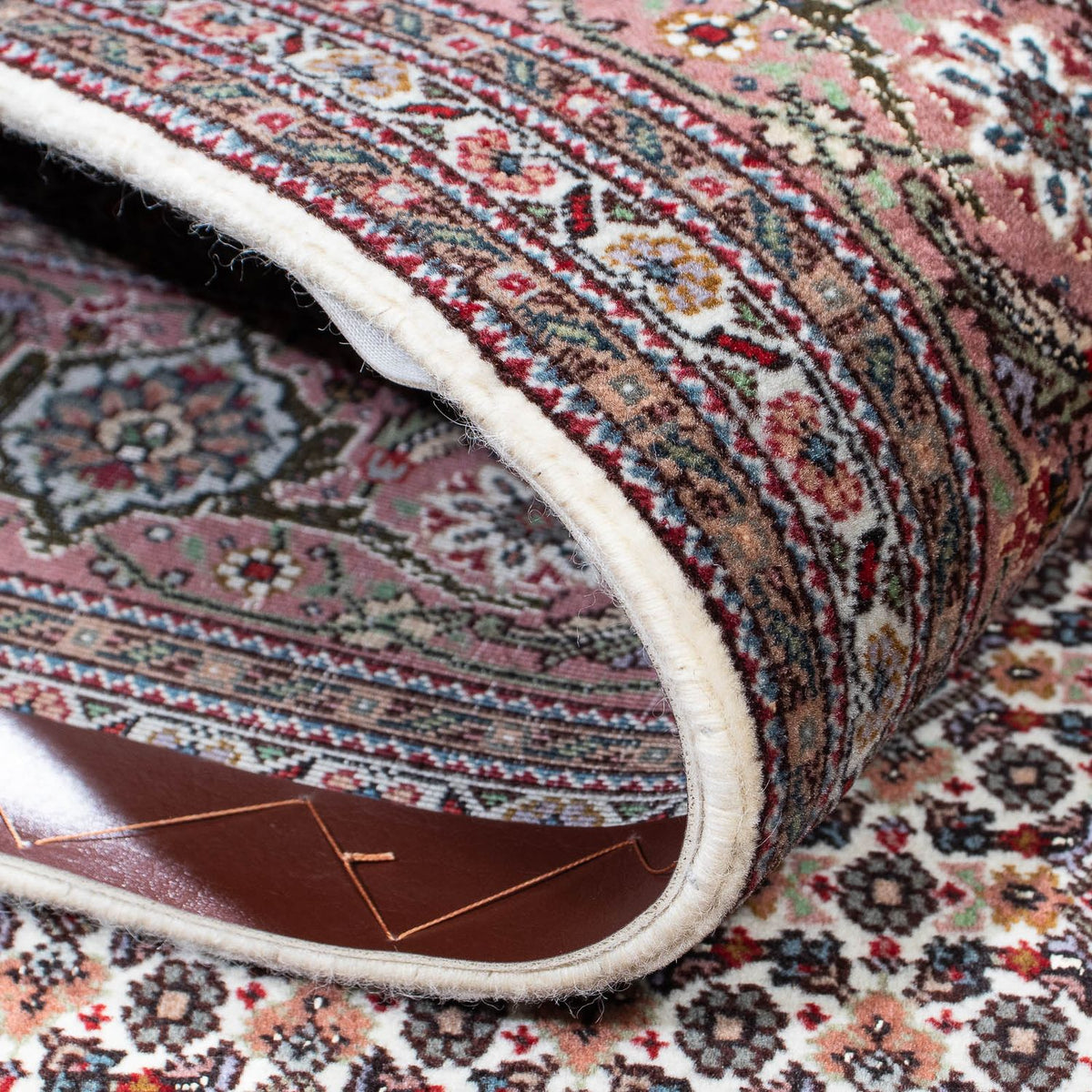 Dywan perski - Tabriz - 212 x 153 cm - jasnobrązowy