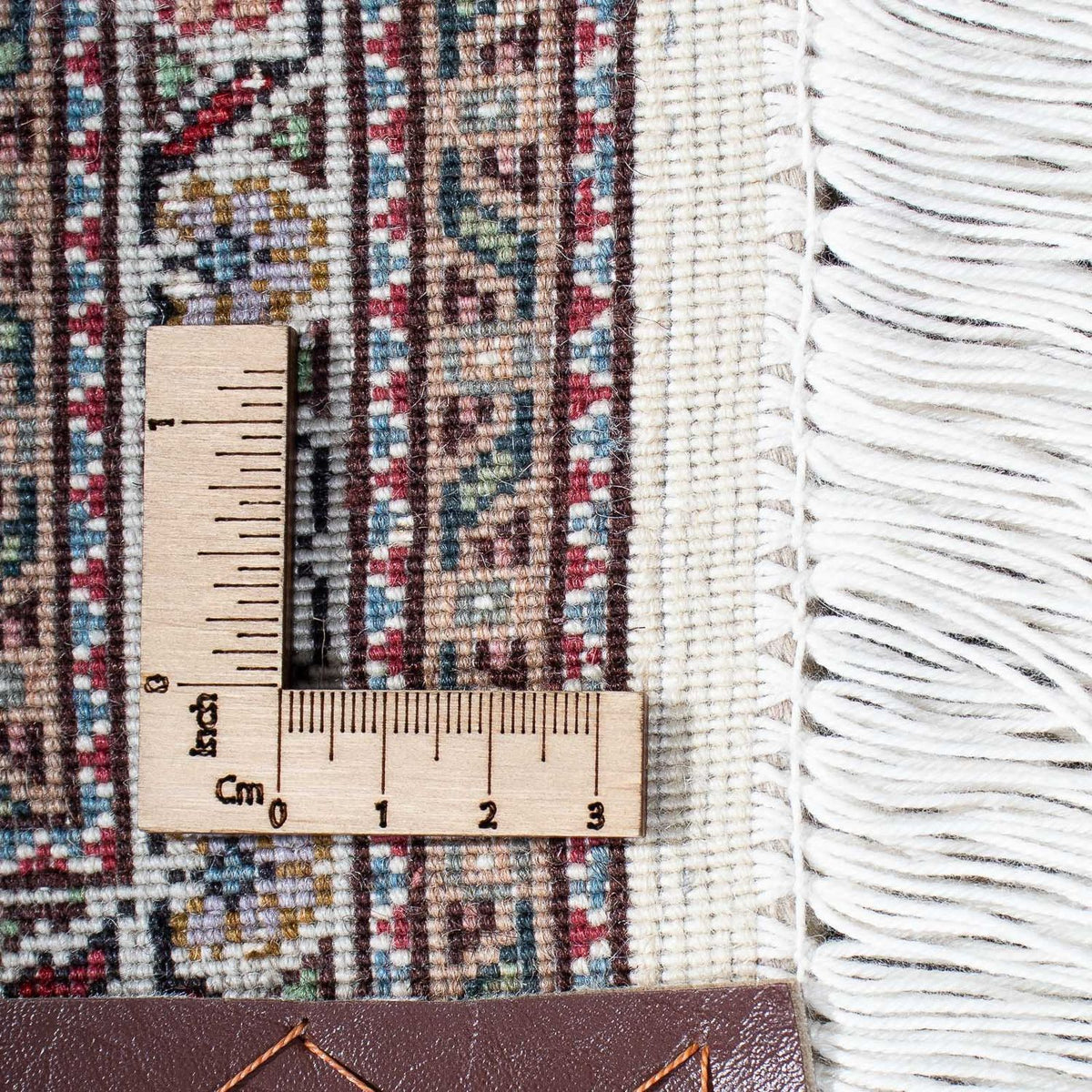 Dywan perski - Tabriz - 212 x 153 cm - jasnobrązowy