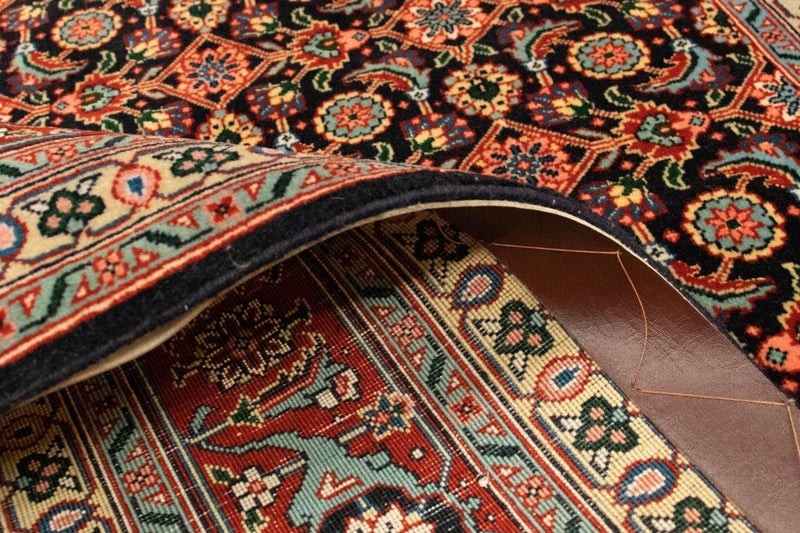 Dywan perski - Tabriz - Królewski kwadratowy  - 156 x 155 cm - czarny