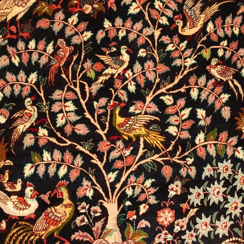 Dywan perski - Tabriz - Królewski - 148 x 100 cm - ciemnoniebieski