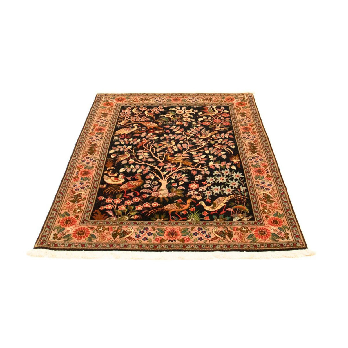 Dywan perski - Tabriz - Królewski - 148 x 100 cm - ciemnoniebieski