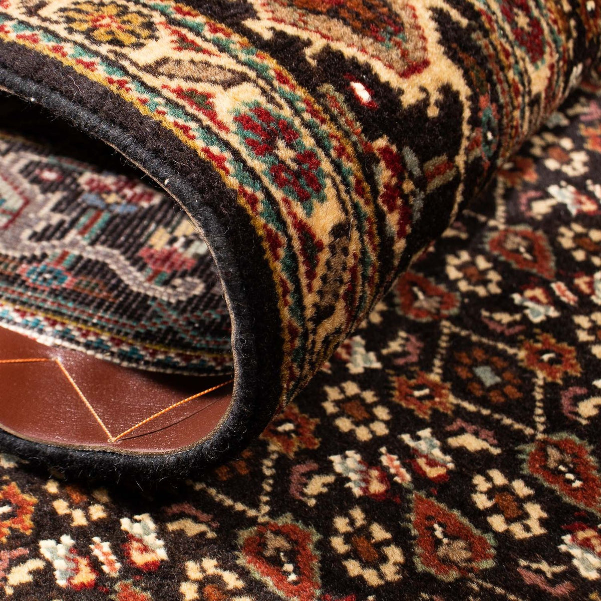 Biegacz Dywan perski - Tabriz - 295 x 99 cm - wielokolorowy