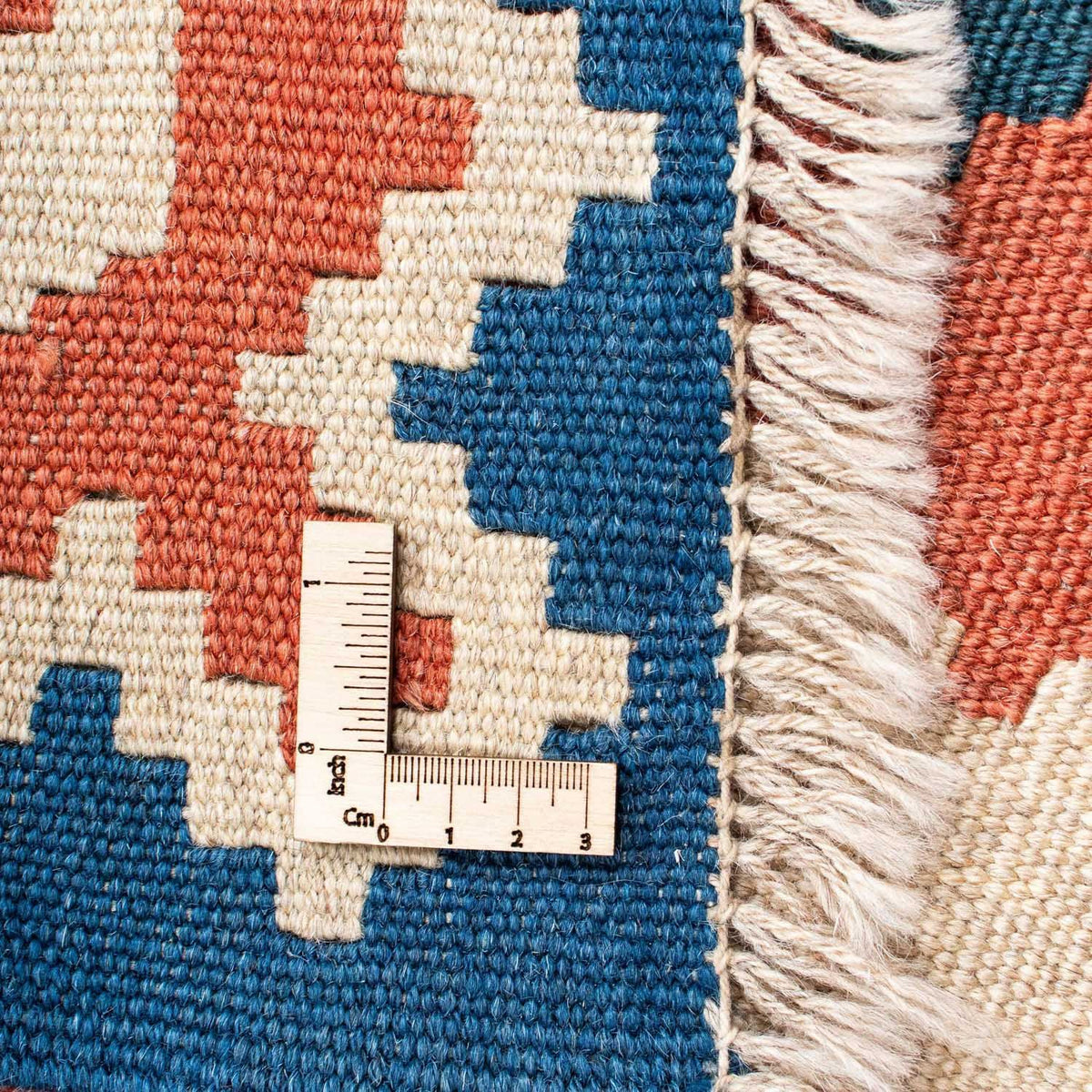 Dywan Kelim - Orientalny - 212 x 155 cm - niebieski