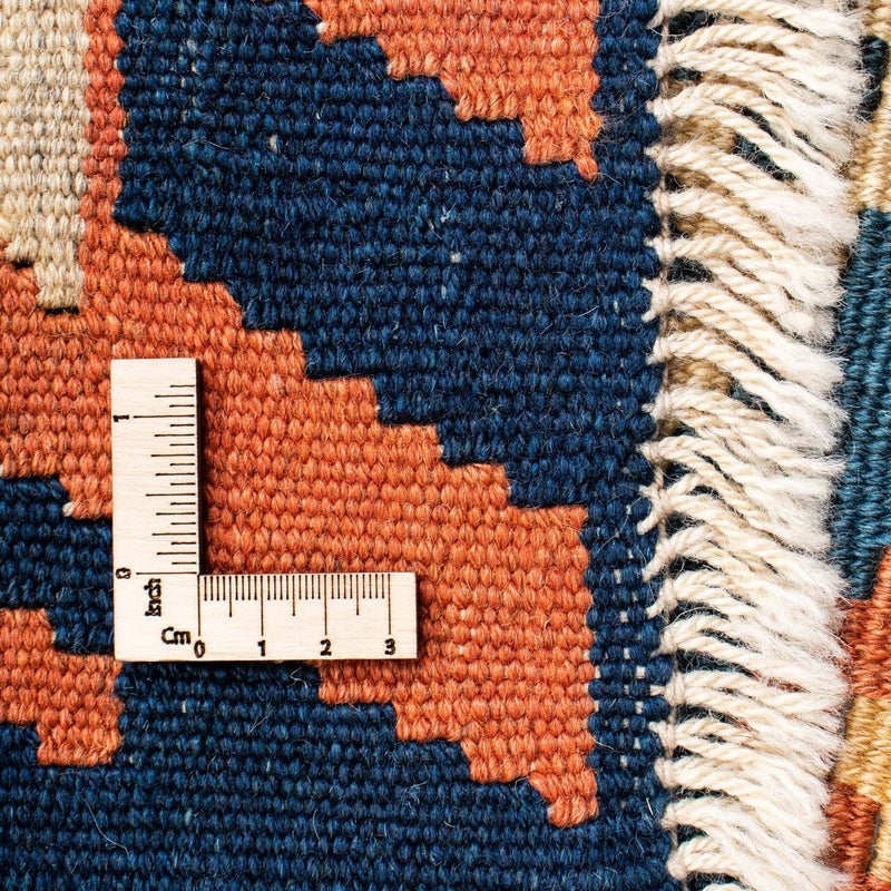 Dywan Kelim - Orientalny - 222 x 158 cm - niebieski