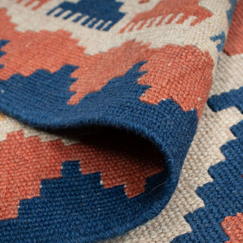 Dywan Kelim - Orientalny - 216 x 161 cm - wielokolorowy