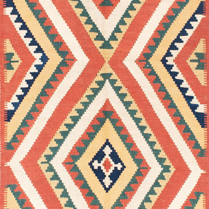 Dywan Kelim - Orientalny - 212 x 146 cm - rdza