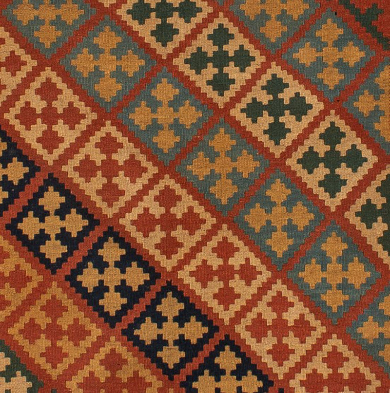 Dywan Kelim - Orientalny - 218 x 145 cm - brązowy