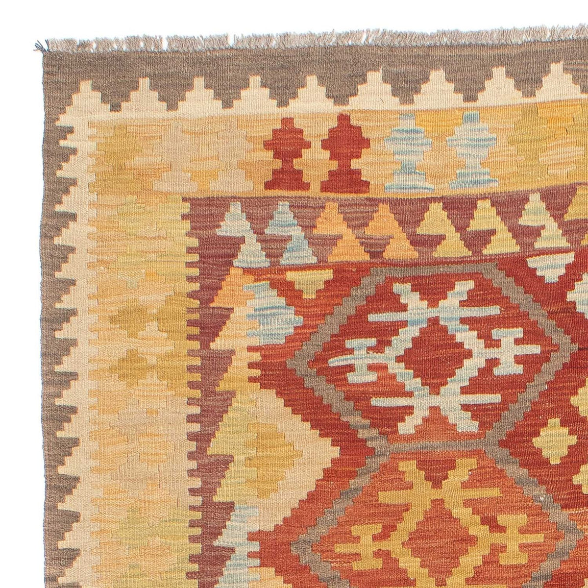 Dywan Kelim - Orientalny - 175 x 117 cm - niebieski