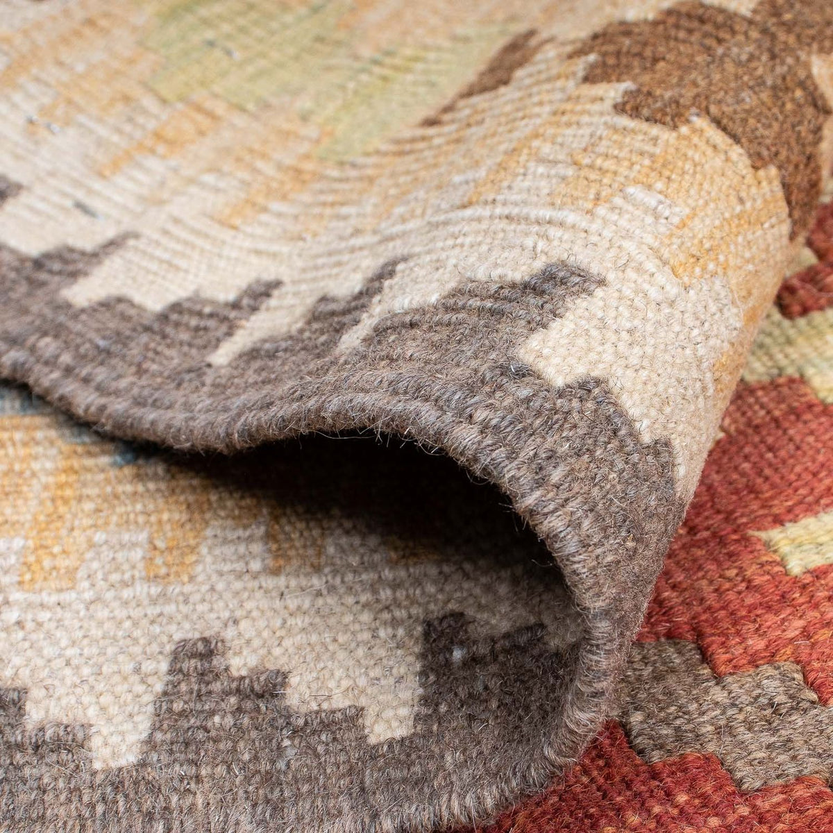 Dywan Kelim - Orientalny - 175 x 117 cm - niebieski