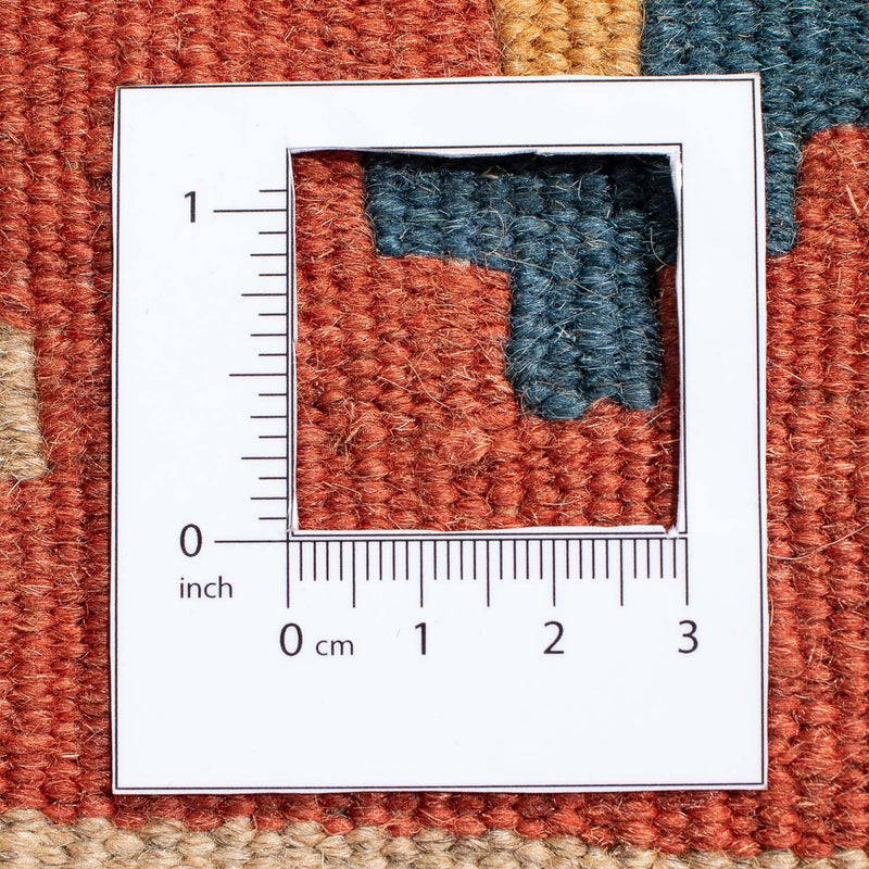 Dywan Kelim - Orientalny - 195 x 124 cm - pomarańczowy