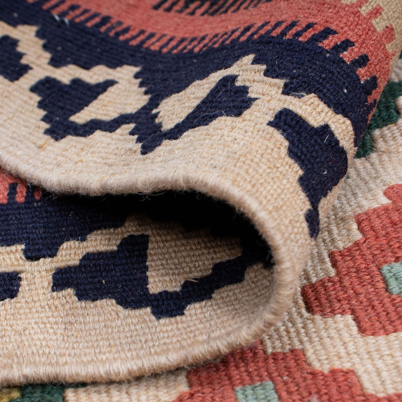 Dywan Kelim - Orientalny - 158 x 110 cm - wielokolorowy