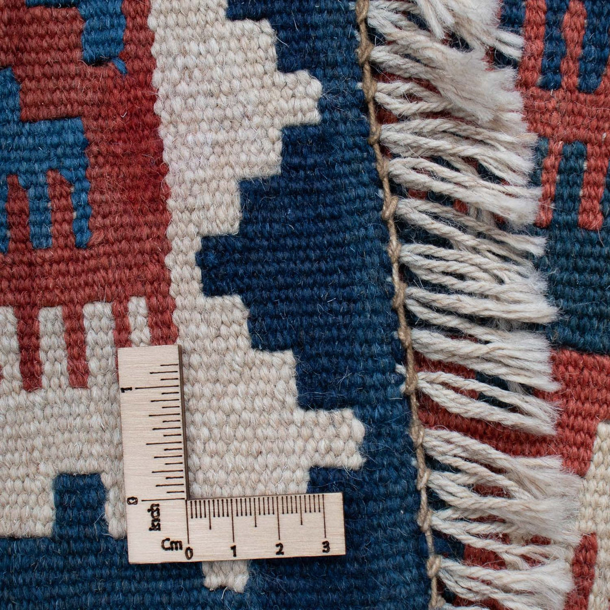 Biegacz Dywan Kelim - Orientalny - 186 x 104 cm - niebieski