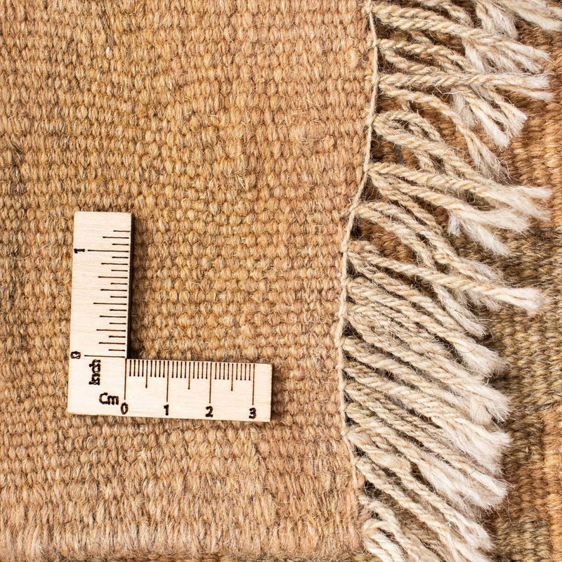 Biegacz Dywan Kelim - Orientalny - 200 x 84 cm - jasnobrązowy