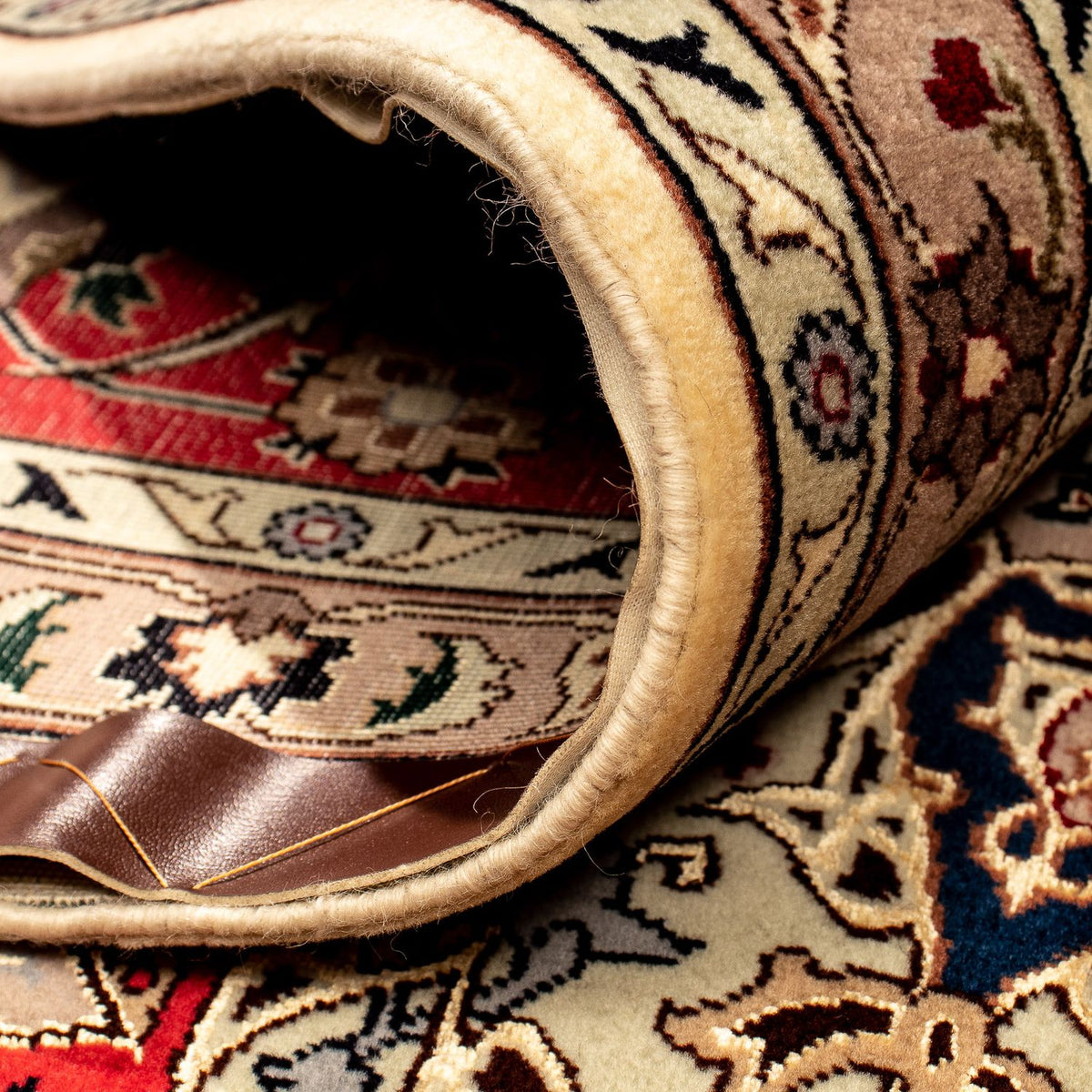 Dywan perski - Tabriz - Królewski - 354 x 253 cm - beżowy