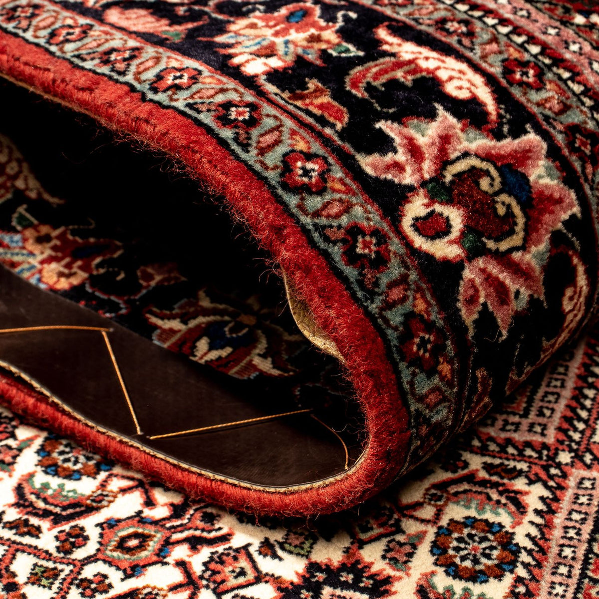 Biegacz Dywan perski - Bijar - 292 x 84 cm - wielokolorowy