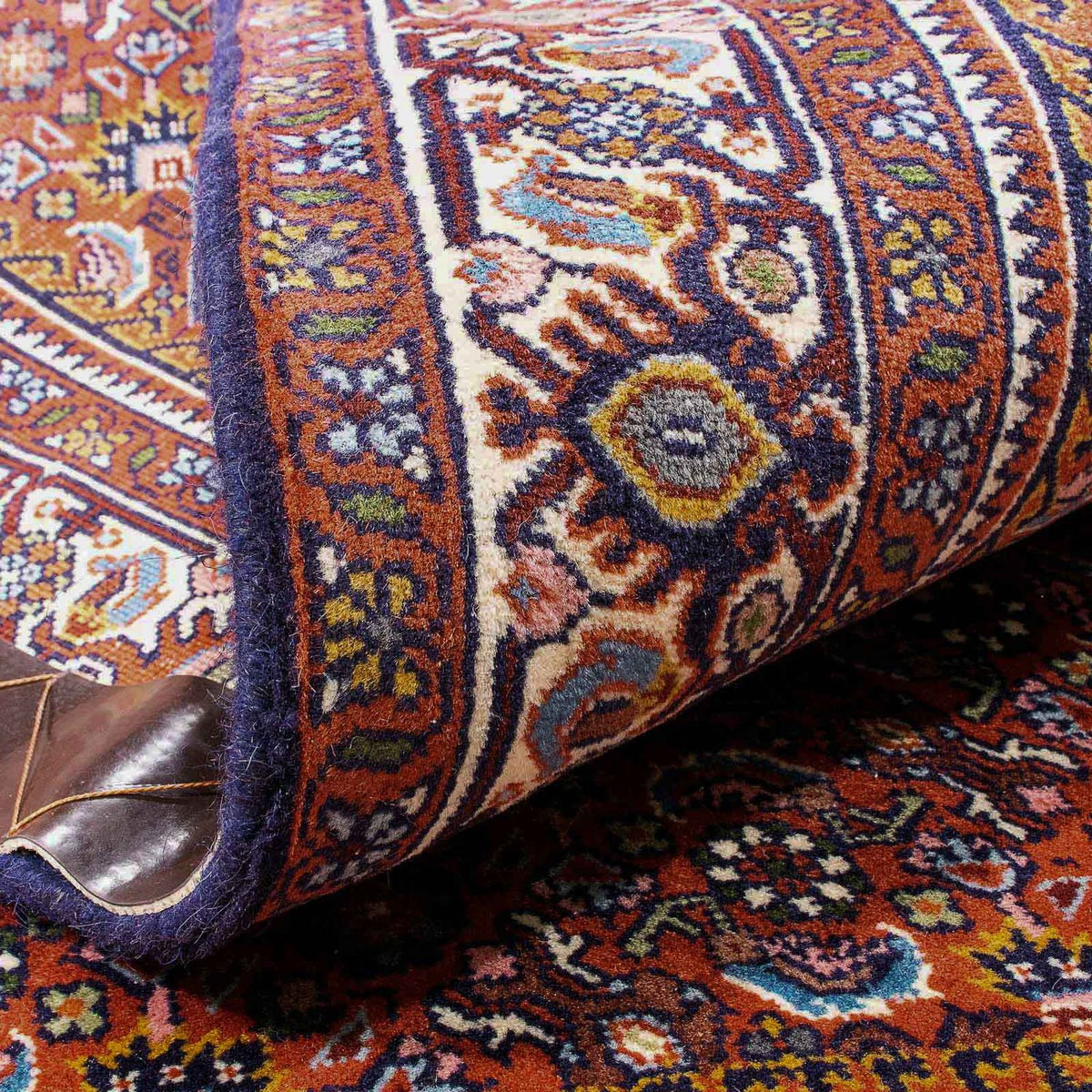 Biegacz Dywan perski - Bijar - 174 x 107 cm - jasna czerwień