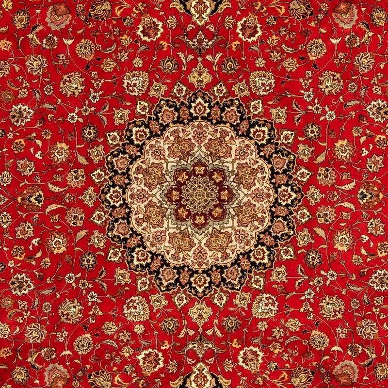 Dywan perski - Tabriz - Królewski - 351 x 253 cm - czerwony