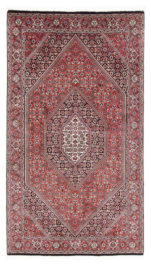 Biegacz Dywan perski - Bijar - 181 x 104 cm - czerwony
