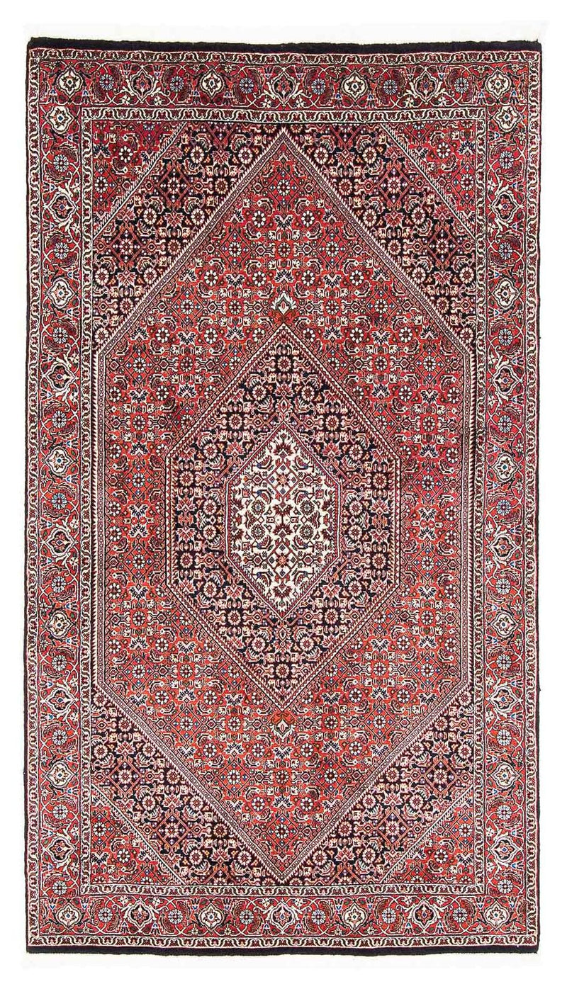 Biegacz Dywan perski - Bijar - 181 x 104 cm - czerwony