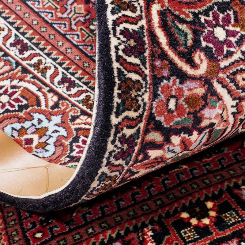 Biegacz Dywan perski - Bijar - 181 x 104 cm - czerwony