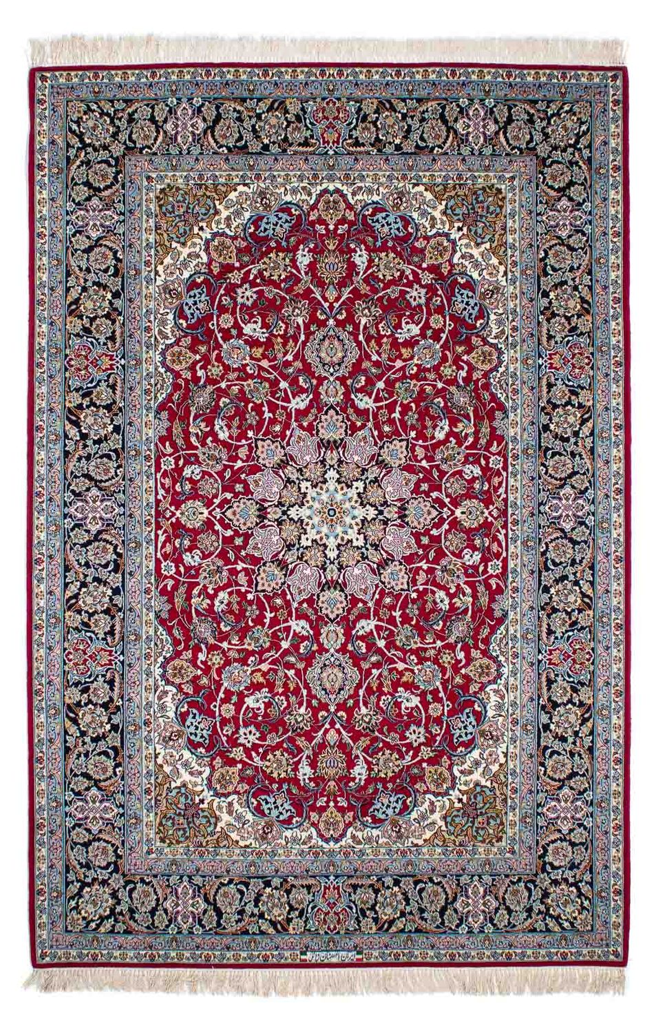 Dywan perski - Isfahan - Premium - 240 x 160 cm - czerwony