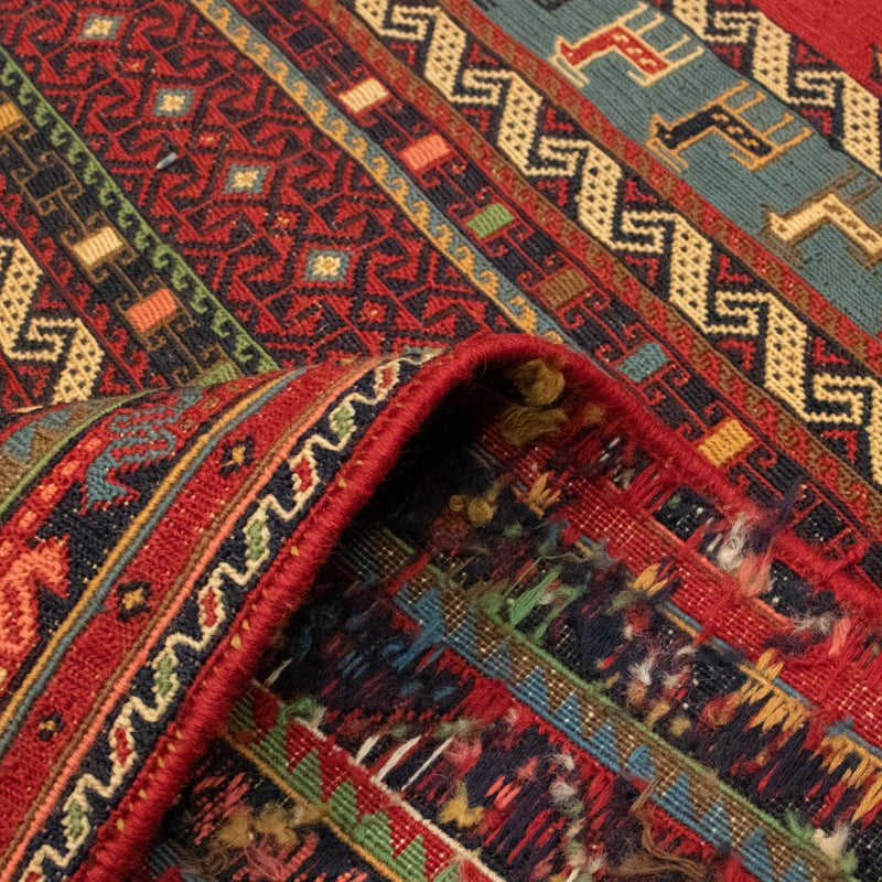 Perski dywan - Nomadyczny - 297 x 199 cm - wielokolorowy