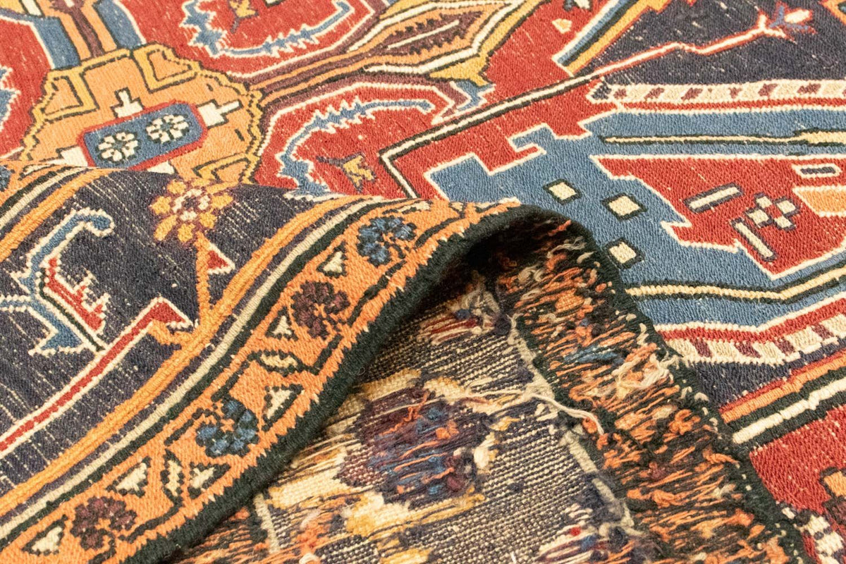 Perski dywan - Nomadyczny - 194 x 128 cm - czerwony