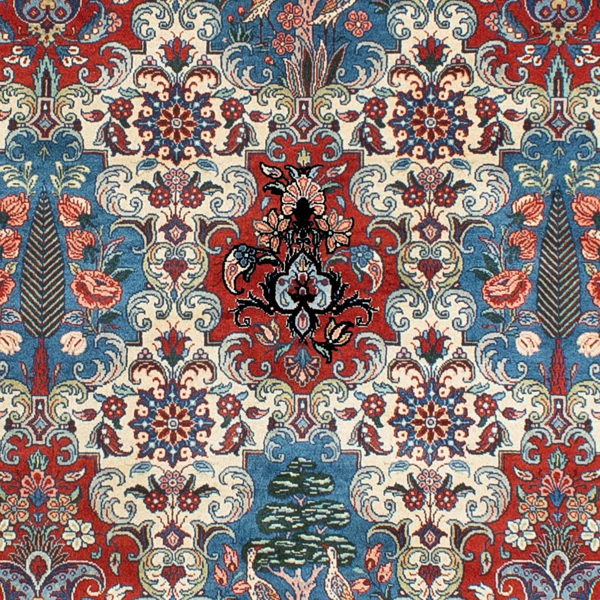 Perski dywan - Nomadyczny - 281 x 175 cm - czerwony