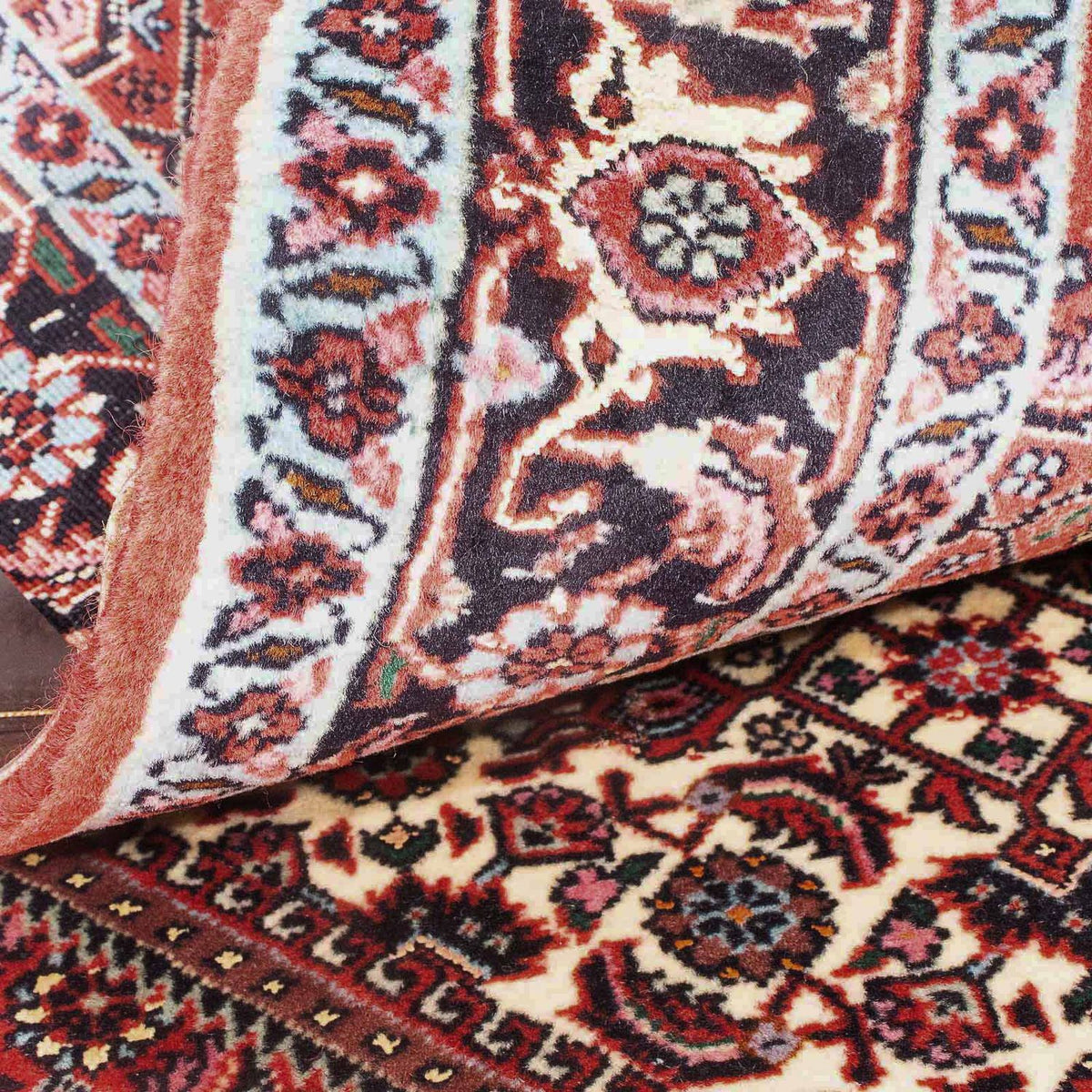 Dywan perski - Bijar - 152 x 75 cm - jasna czerwień