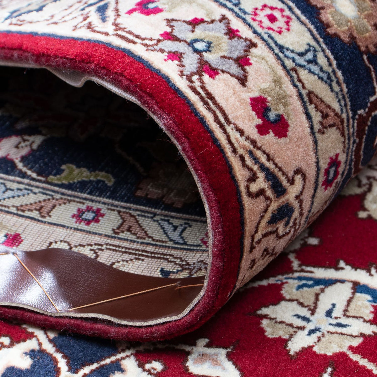 Dywan perski - Tabriz - Królewski - 297 x 203 cm - ciemna czerwień