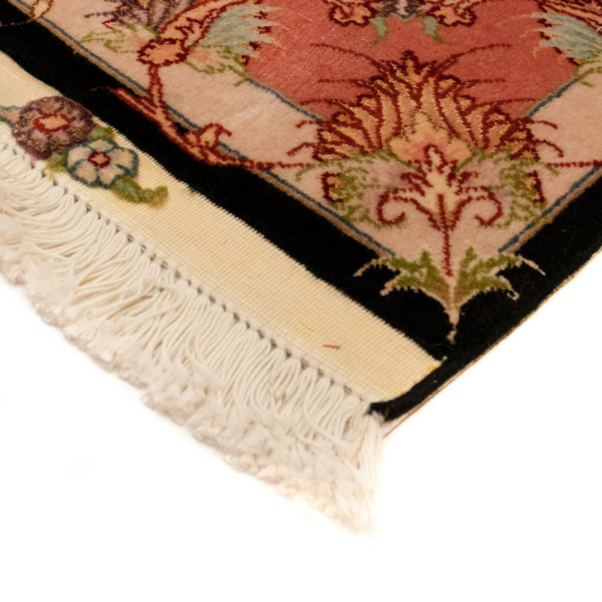 Dywan perski - Tabriz - Królewski - 163 x 104 cm - czarny