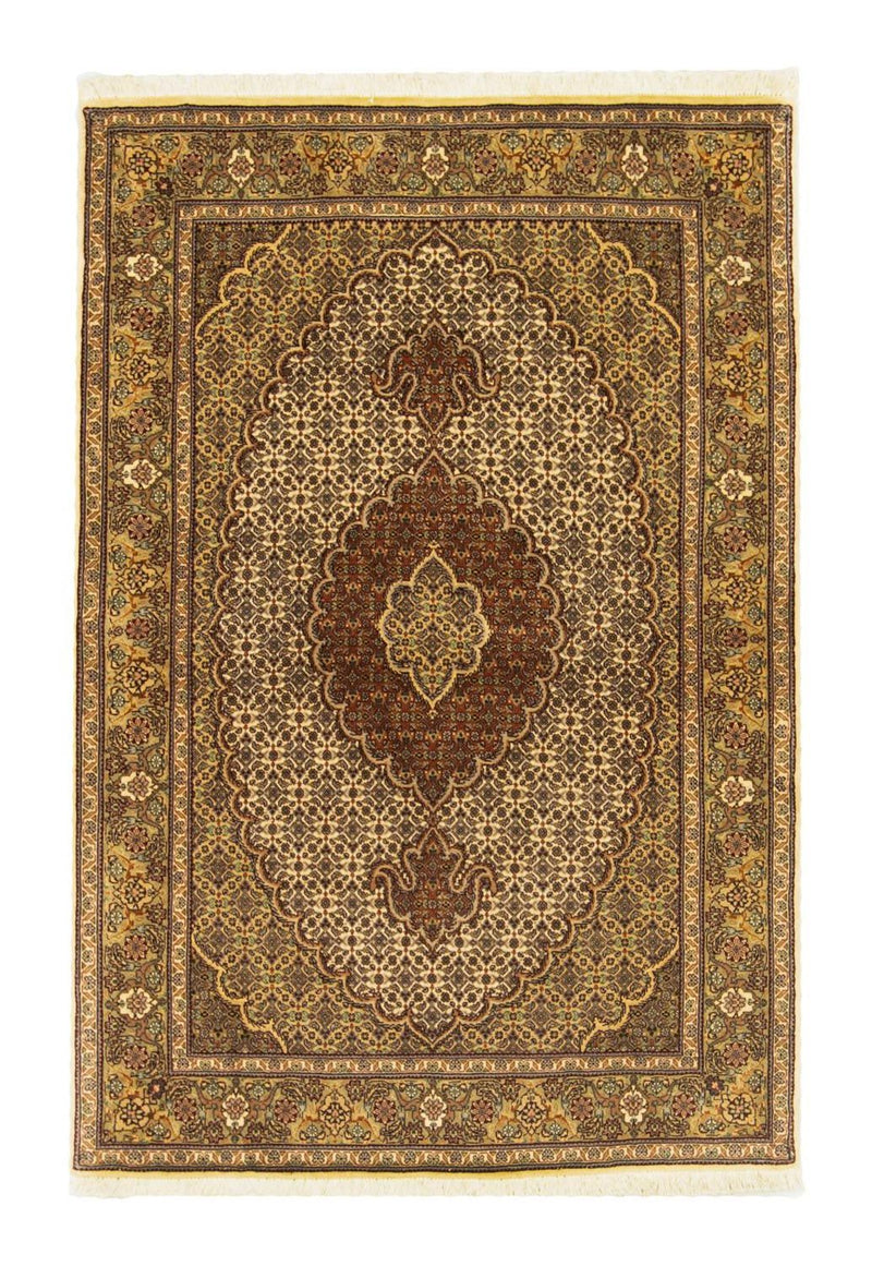 Dywan perski - Tabriz - Królewski - 151 x 104 cm - beżowy
