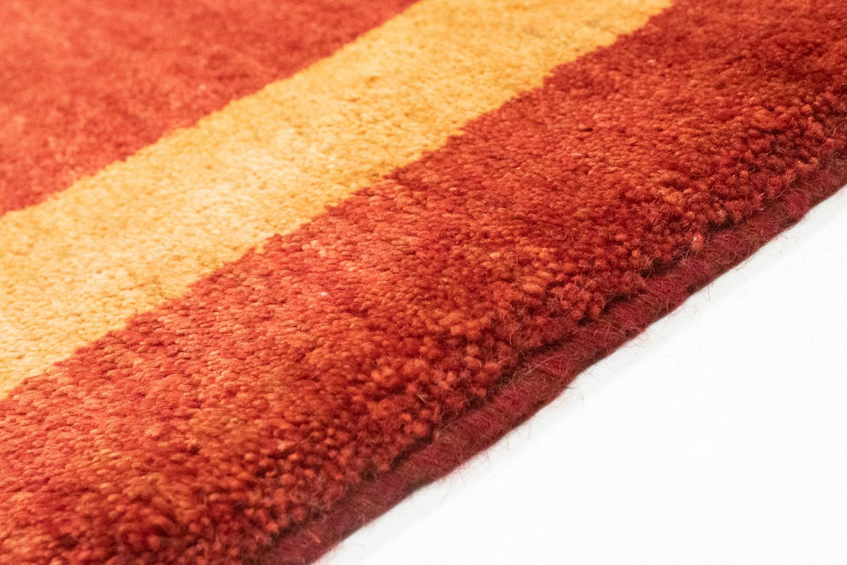 Dywan Gabbeh - perski - 190 x 152 cm - czerwony