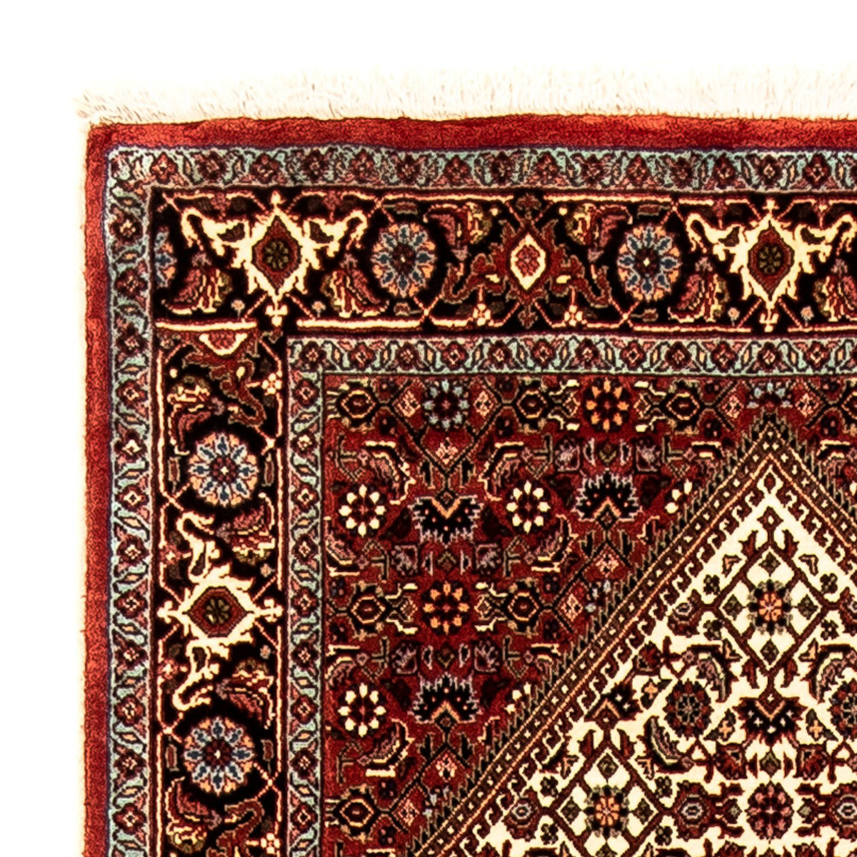 Biegacz Dywan perski - Bijar - 302 x 83 cm - wielokolorowy