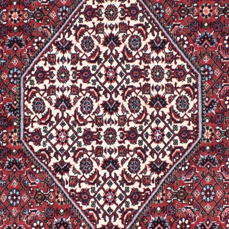 Biegacz Dywan perski - Bijar - 207 x 73 cm - czerwony