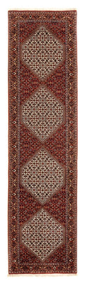 Biegacz Dywan perski - Bijar - 325 x 85 cm - wielokolorowy