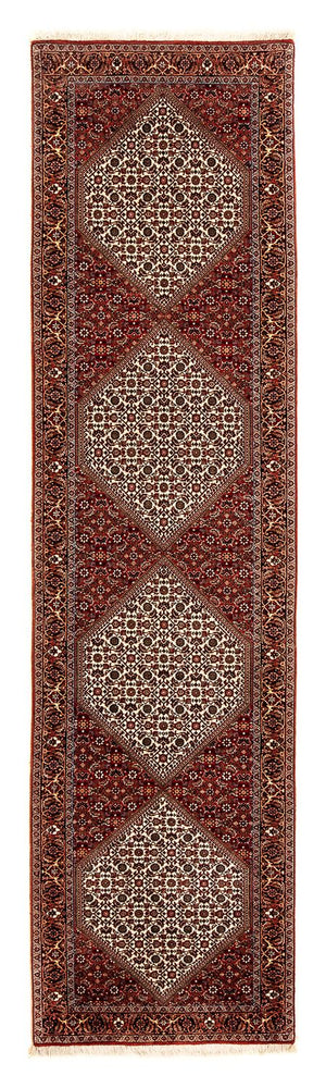 Biegacz Dywan perski - Bijar - 325 x 85 cm - wielokolorowy