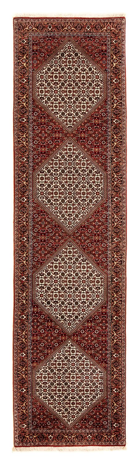 Biegacz Dywan perski - Bijar - 325 x 85 cm - wielokolorowy