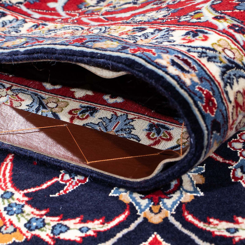 Dywan perski - Isfahan - Premium - 233 x 160 cm - ciemnoniebieski