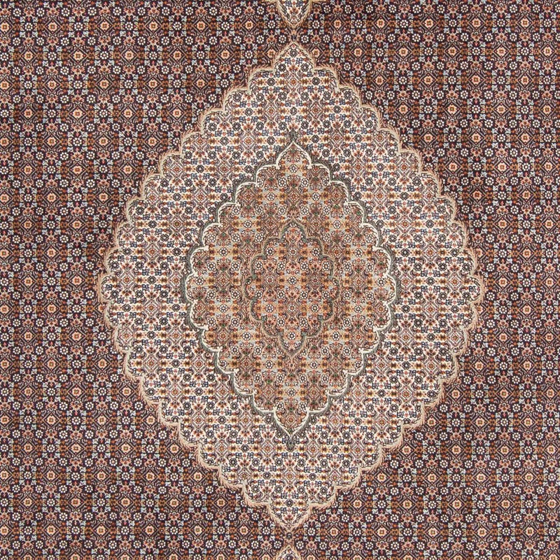 Dywan perski - Tabriz - 302 x 205 cm - ciemnoniebieski